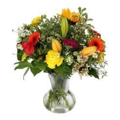 Sunrise blomster og buketter bringer en unik kombination af varme og skønhed, der minder om solopgangens første stråler.