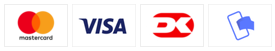 Betalingsmetoder vi accepterer