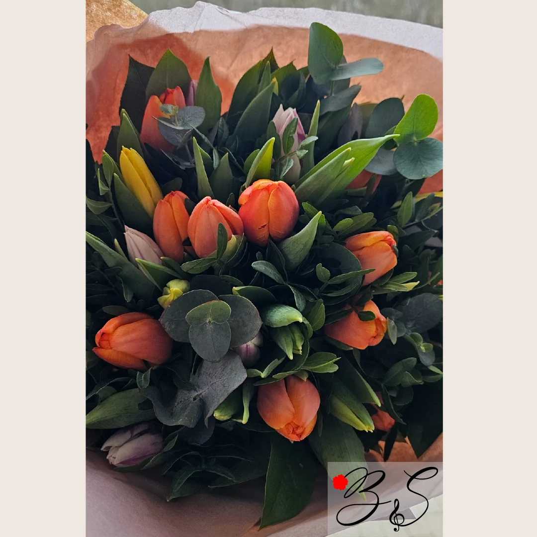 Bestil blomster Glostrup med elegant buket fra BlomsterSymfoni