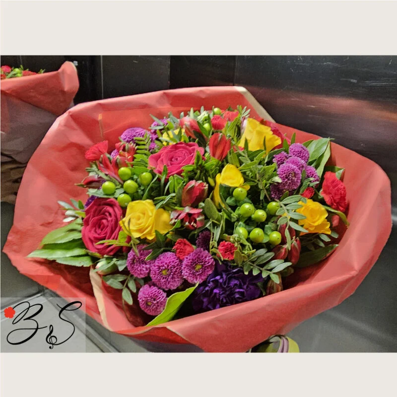 Billige blomster København SV med smuk buket fra BlomsterSymfoni